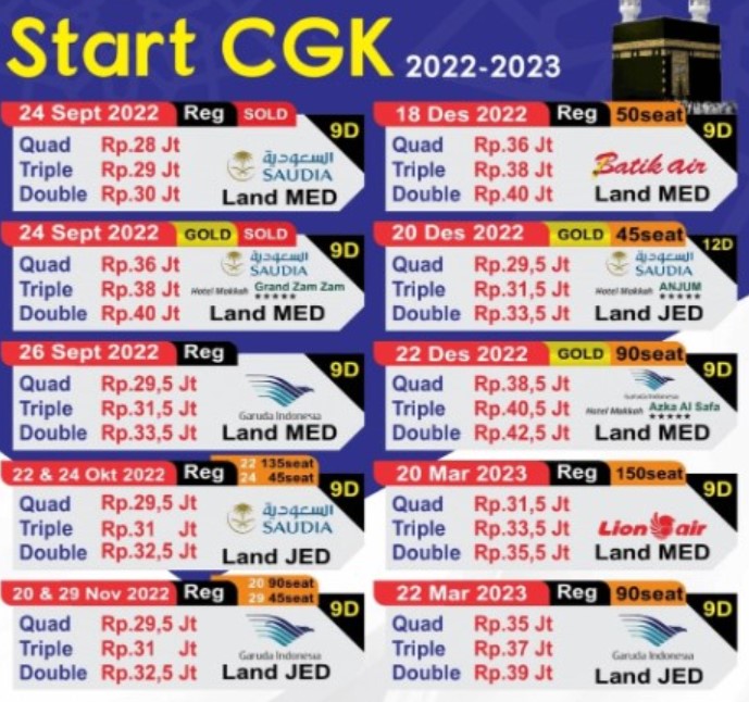 Paket Umroh Tifa Tour Maret Awal Ramadhan 2023