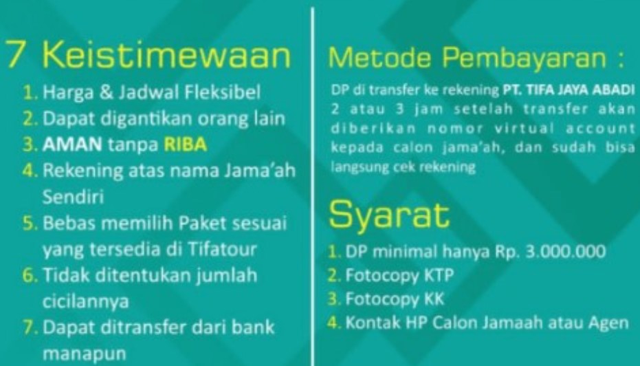 Paket Umroh Tifa Tour Maret Awal Ramadhan 2023
